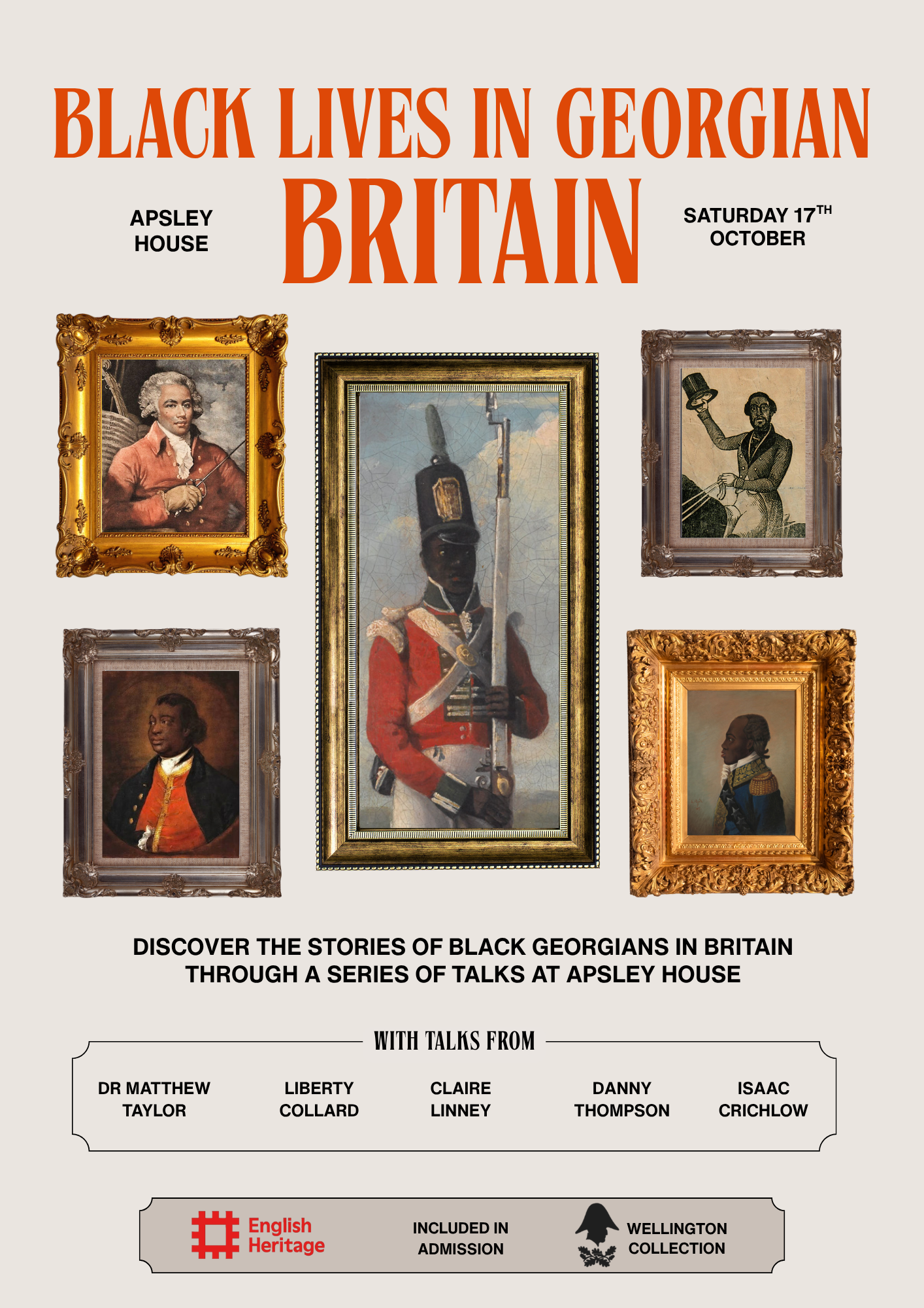 Black history talks at Aspley House