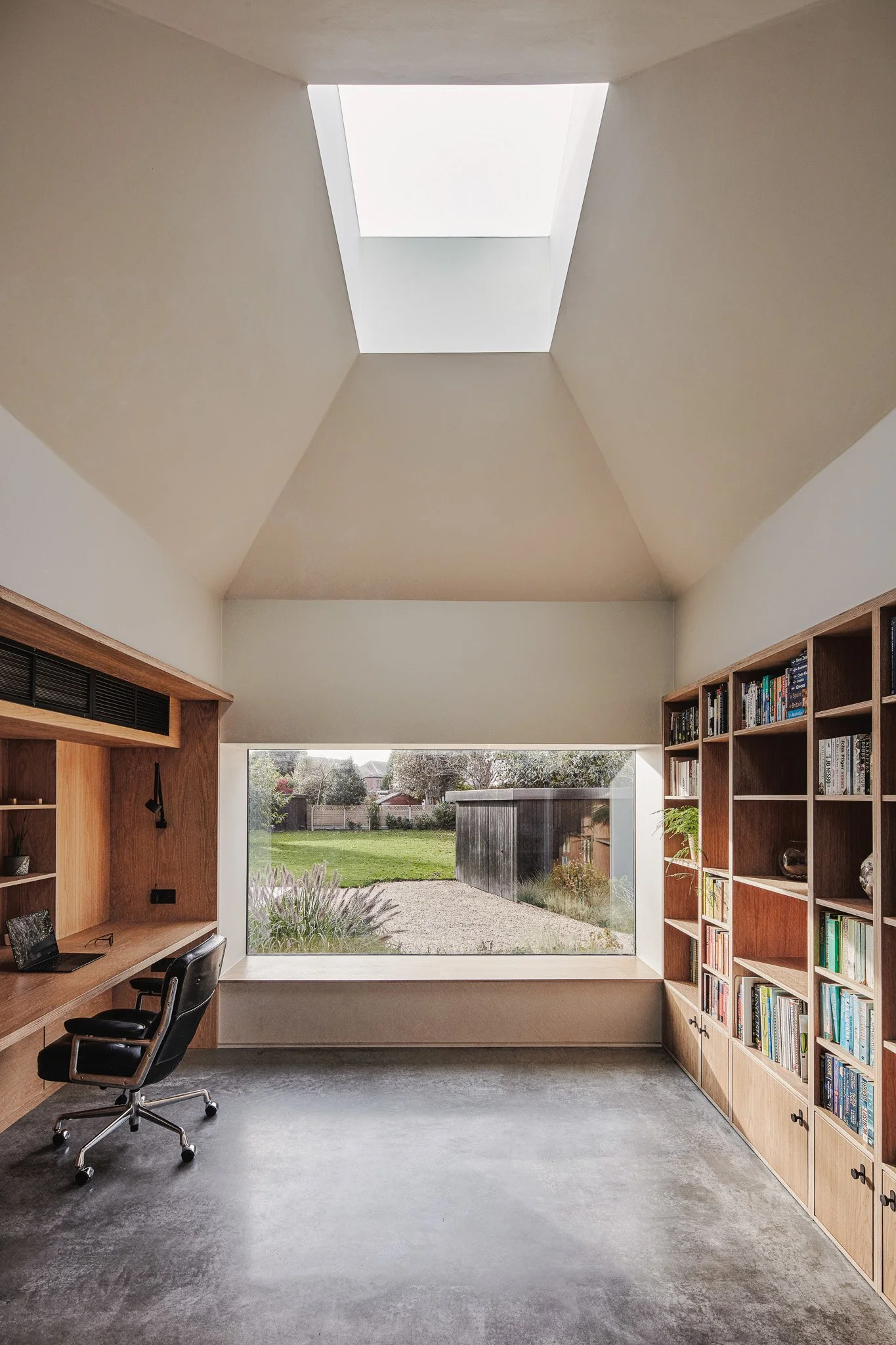 Natural light introduced into a period home through rooflights improving light levels in the centre of the plan