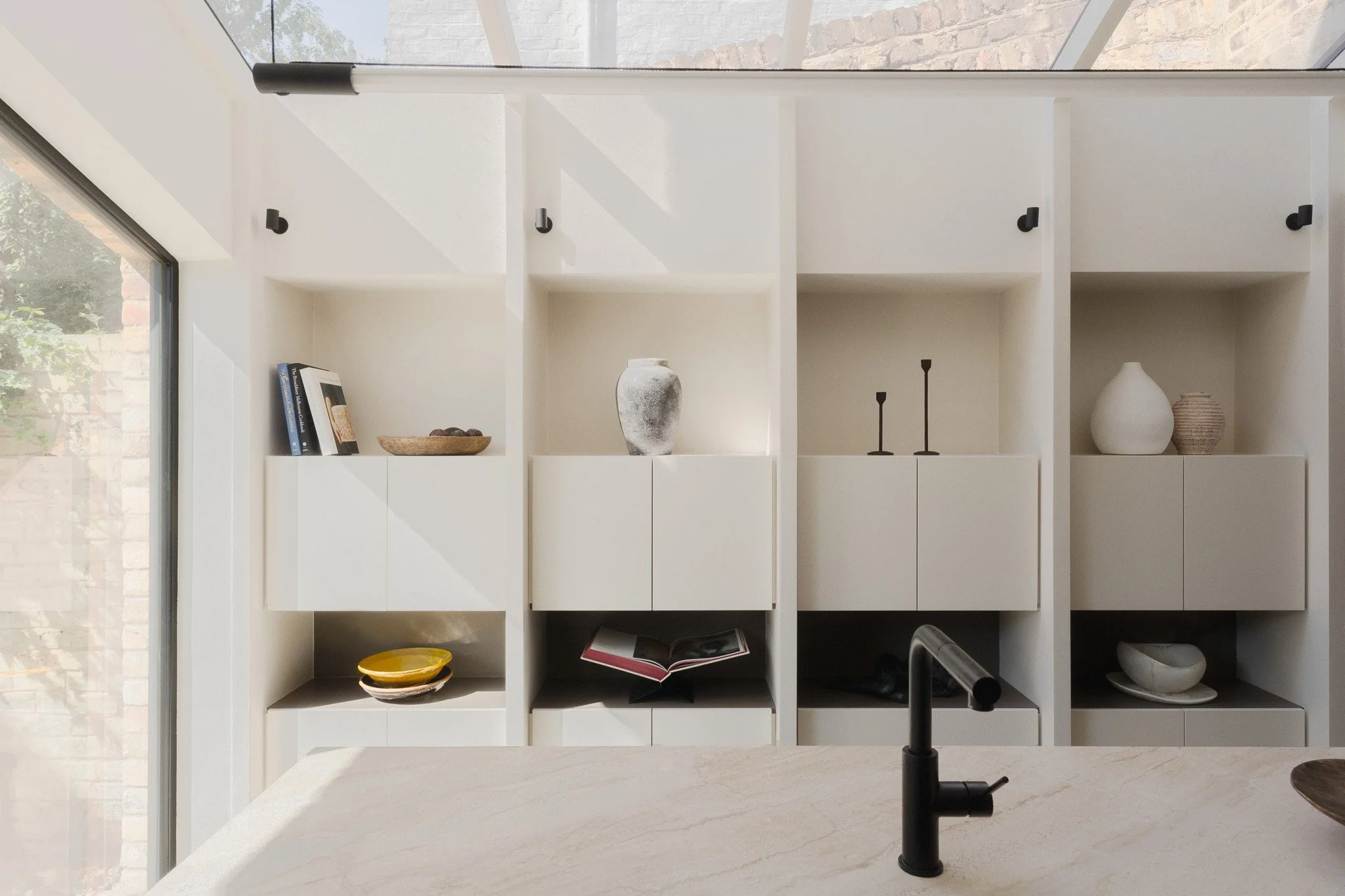 : Rooflight bringing natural light into a renovated Victorian house