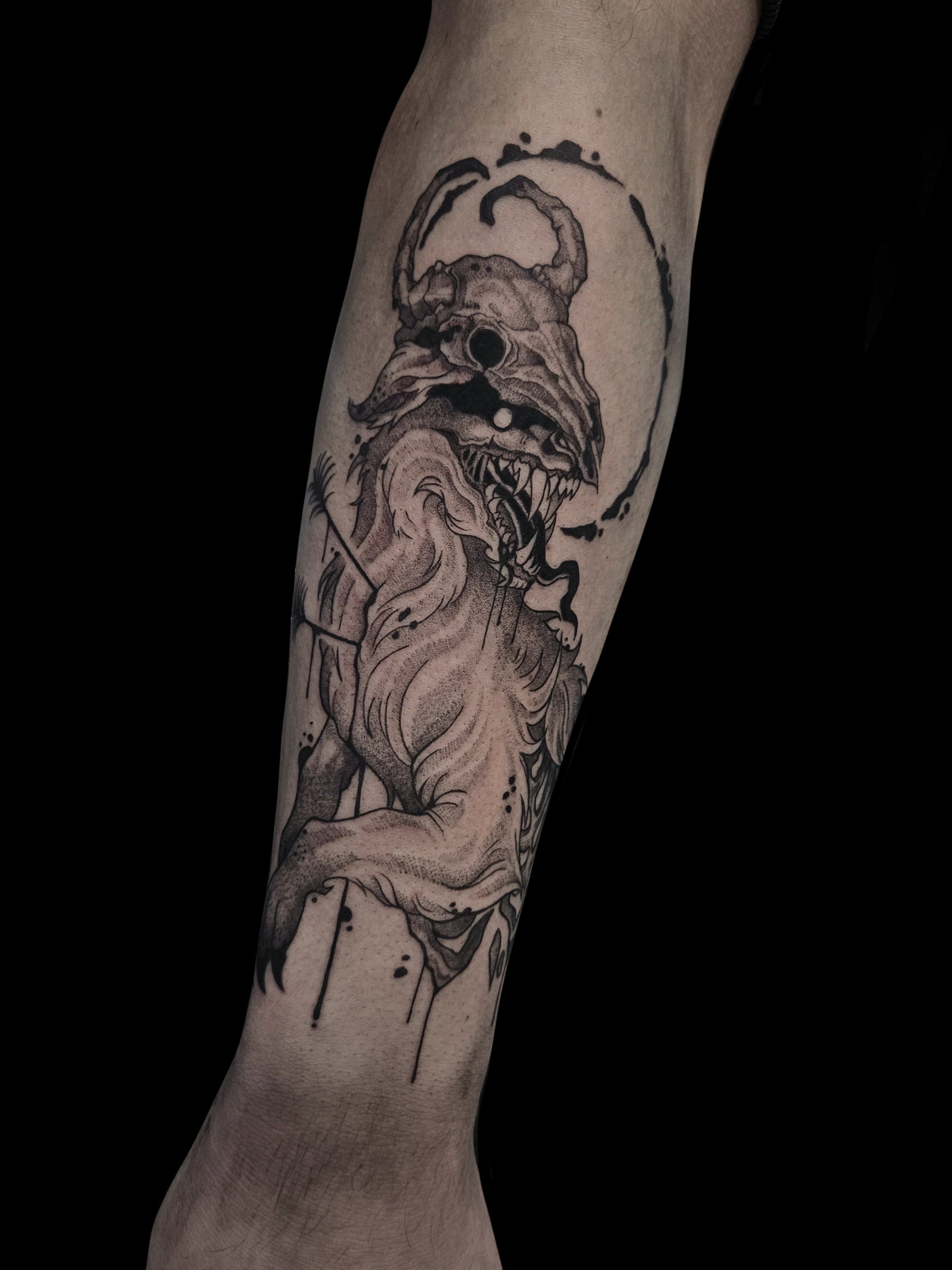 Dark Art Wolf