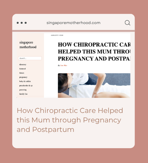 Purely Family Chiropractic on Singapore Motherhood Website