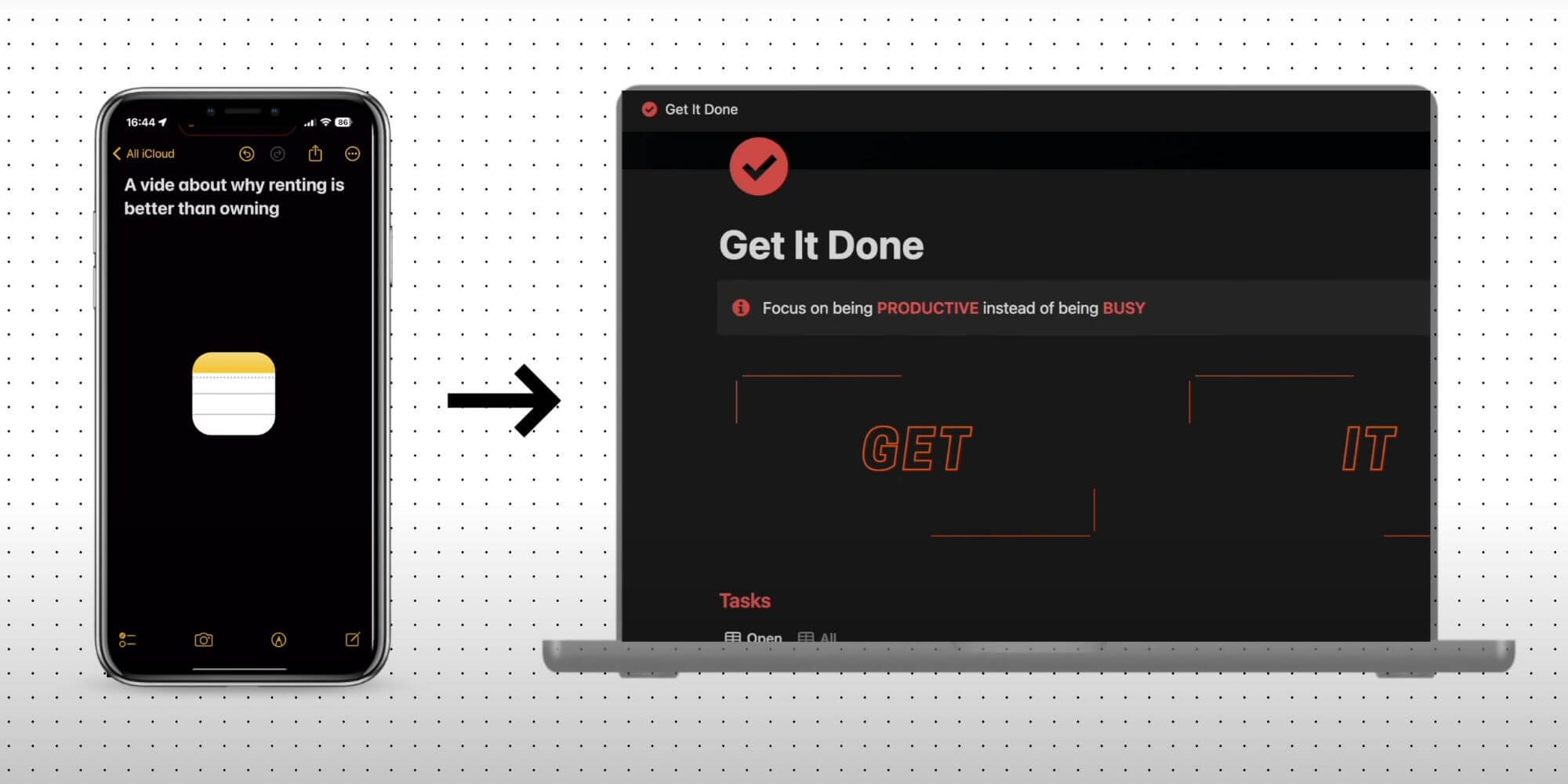 Apple Notes Notion Task