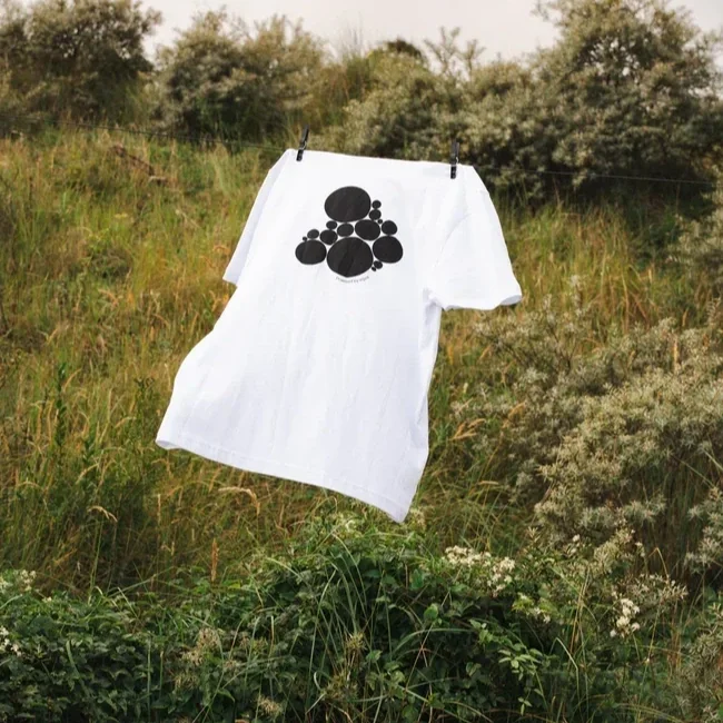 tshirt printed with Algae Ink