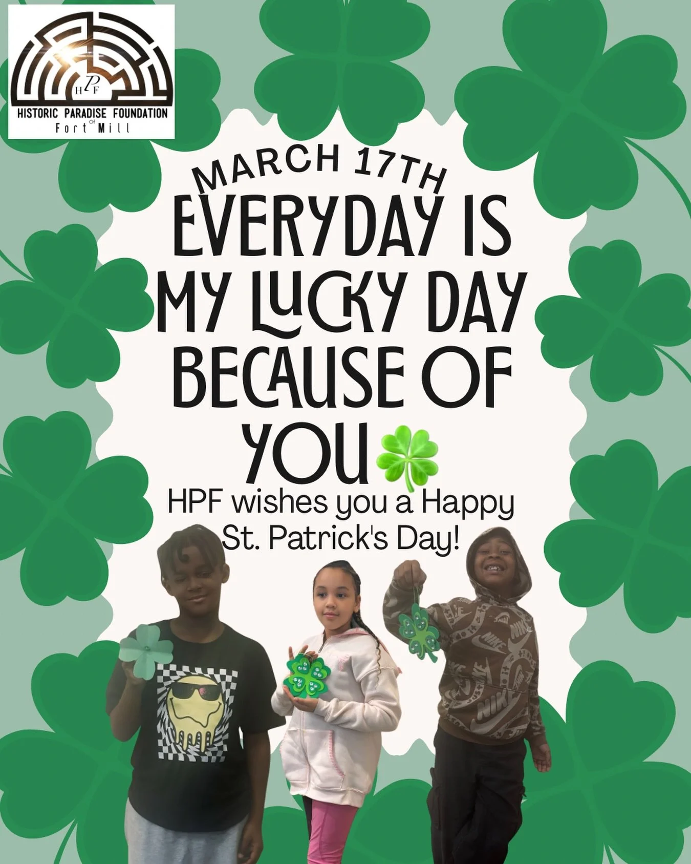 🌈🍀 Feeling lucky this St. Patrick&rsquo;s Day with HPF Angels! We want to extend a huge thank you to our amazing donors&mdash;it&rsquo;s your generosity that makes a difference! Together, we&rsquo;re spreading joy and hope. Happy St. Patrick&rsquo;