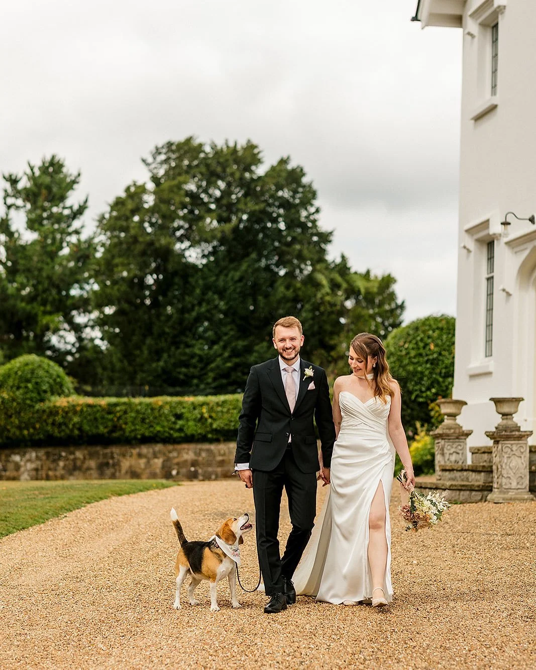 The super stunning Diana and Tom held their beautiful intimate wedding at the always fabulous Hendall Manor Barns. 

A gorgeous day with perfect weather, fabulous family and friends and made even more special to have their 4 legged fur baby join in f