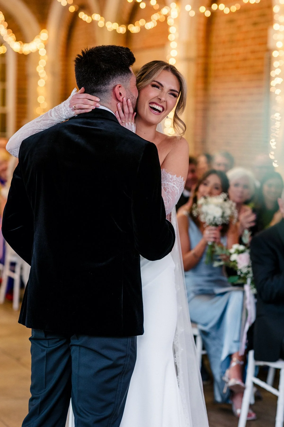 relaxed wedding photography