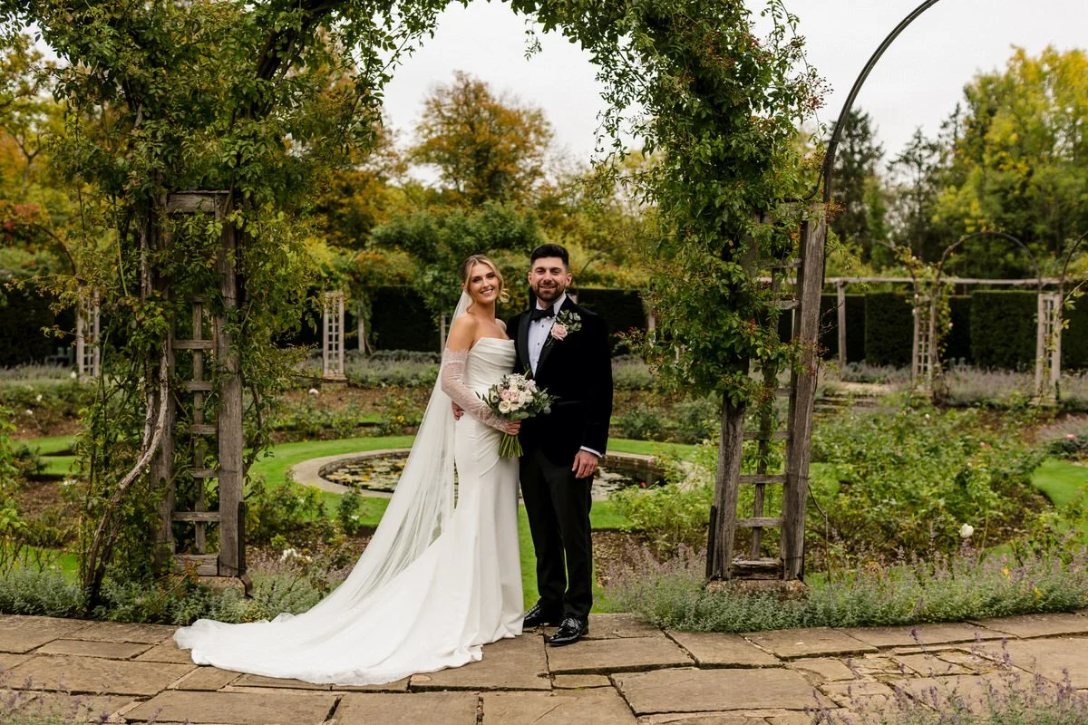bride and groom portraits at great fosters