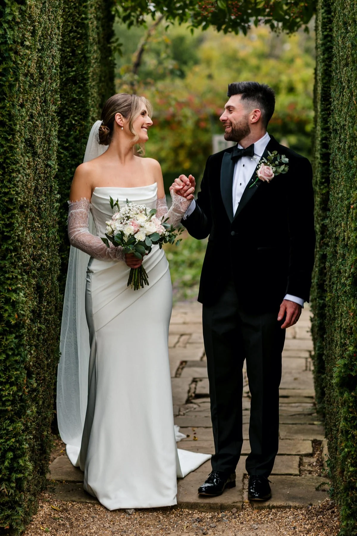 couple photos at wedding