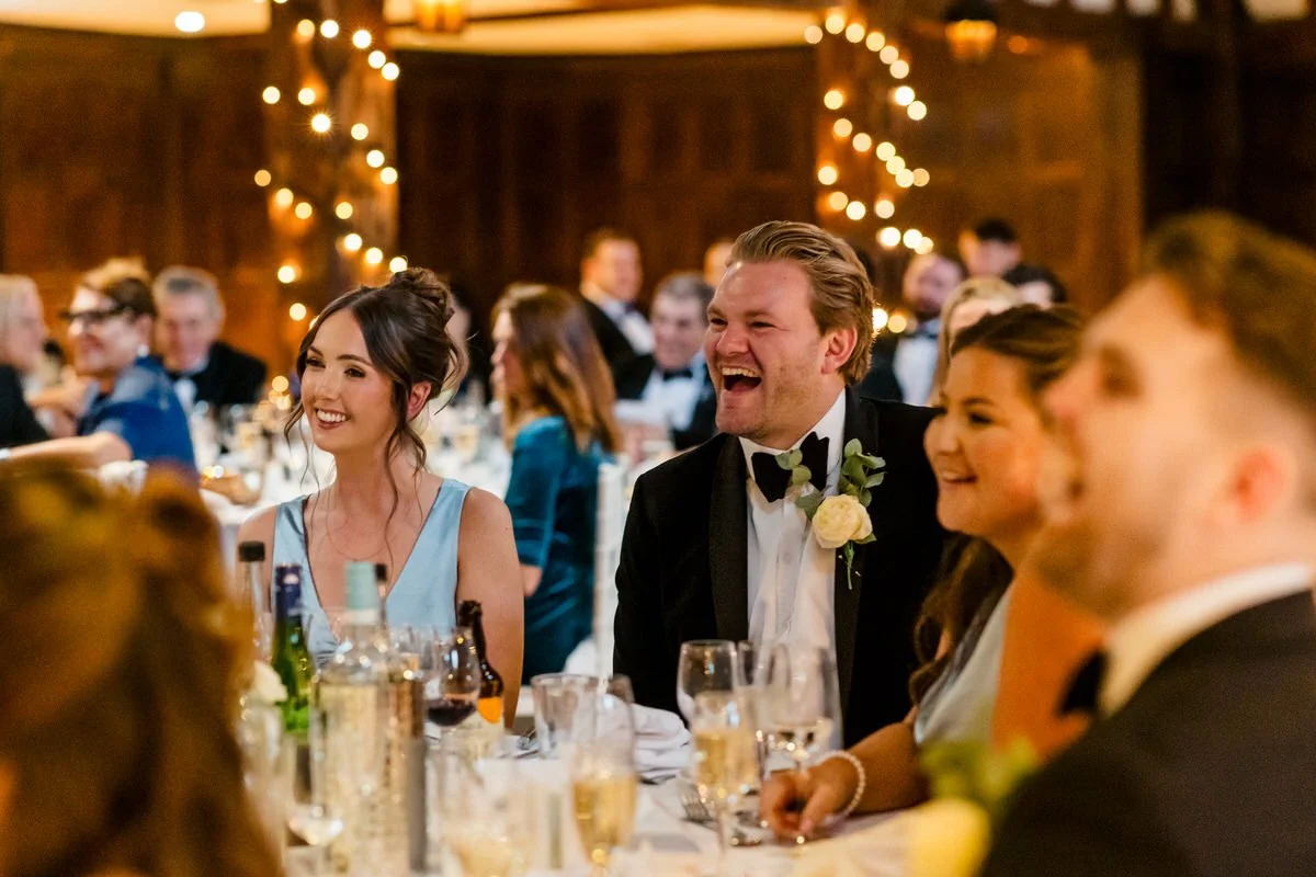laughter wedding speeches photography