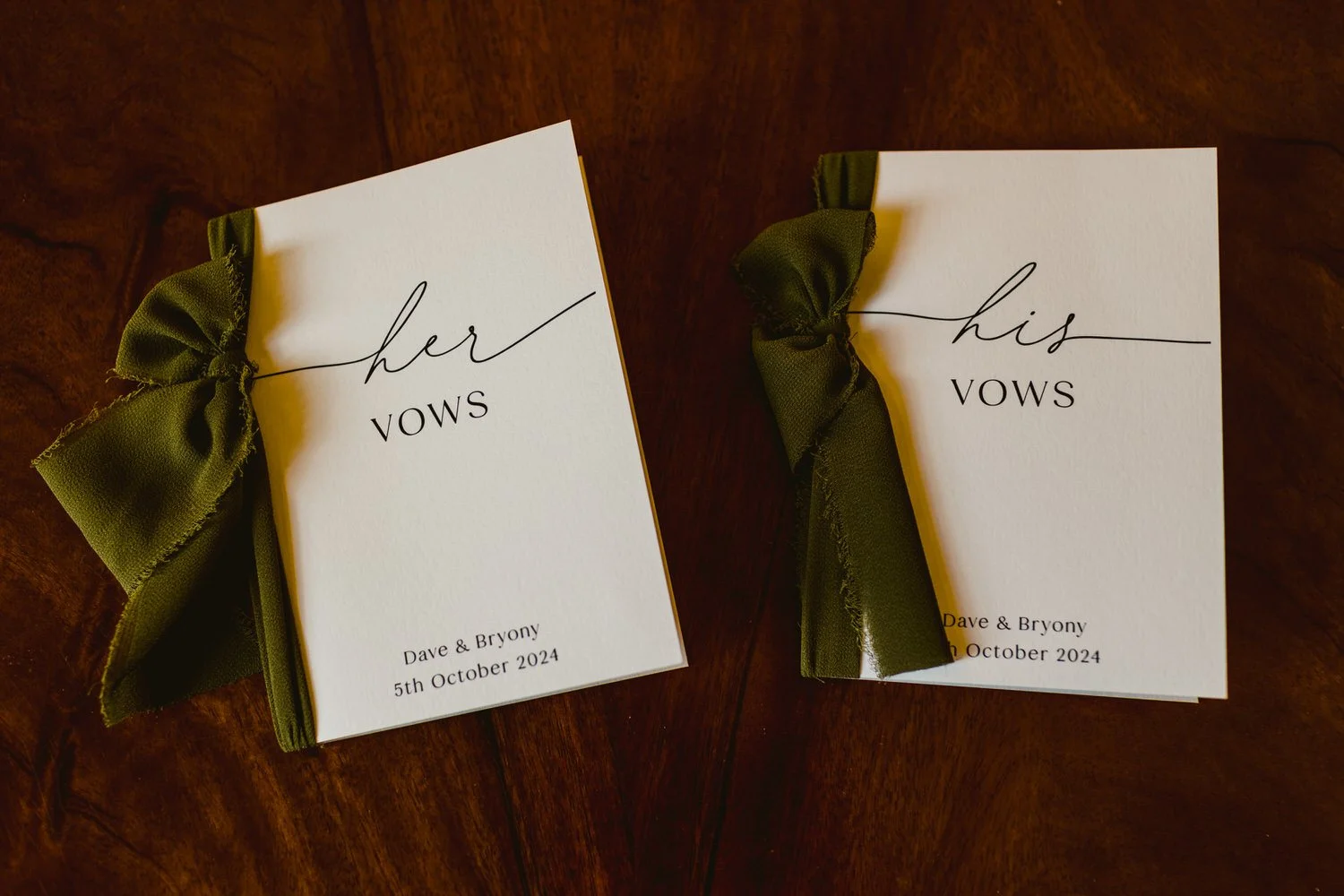 personal vows