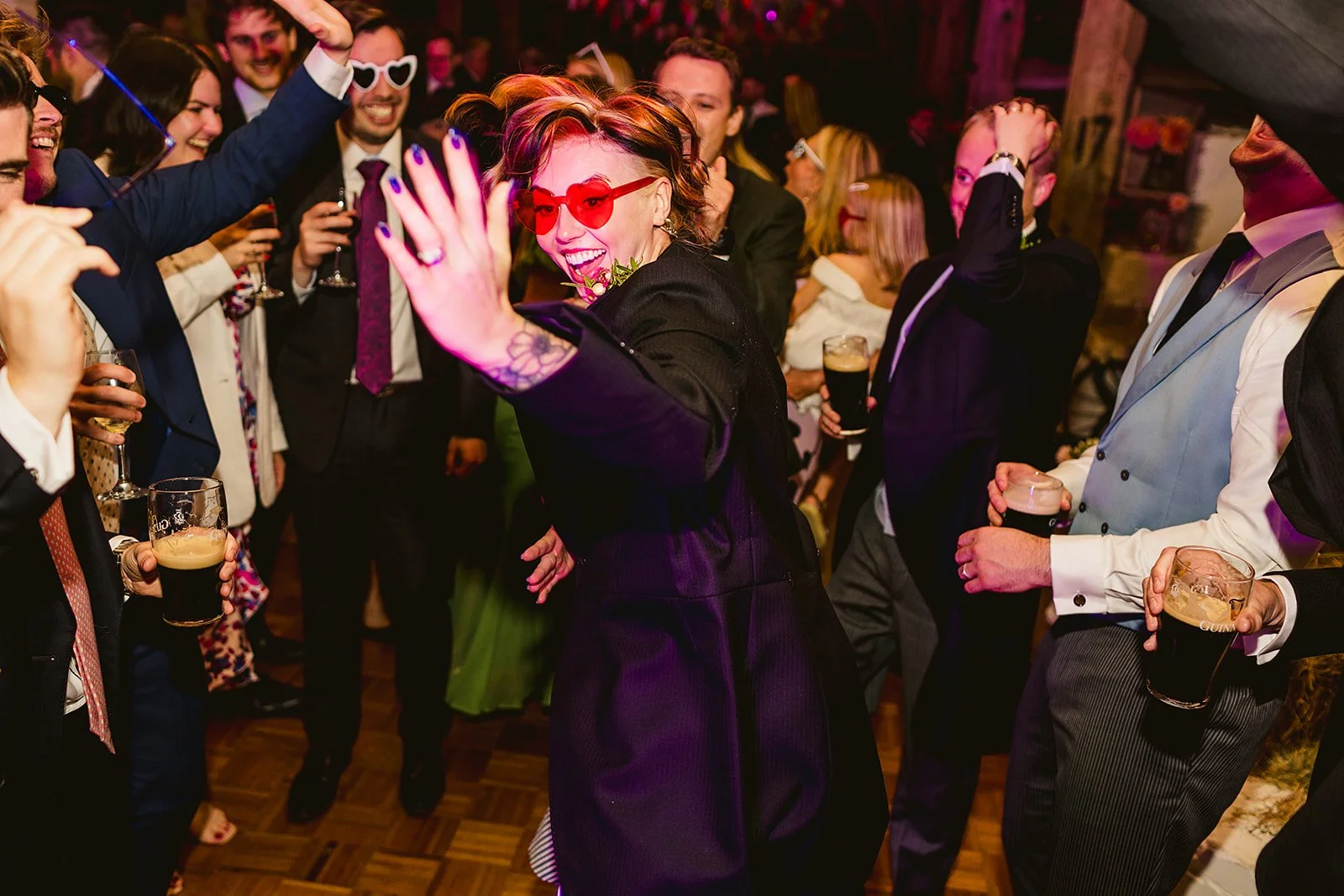 sullington farm wedding party