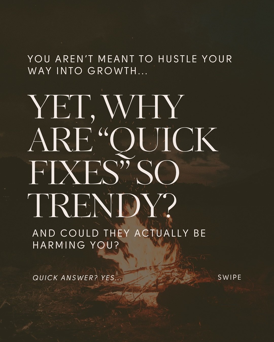 Why are we rushing our results? Oh I don&rsquo;t know, could it be deep seated conditioning from not honouring the difference between a masculine and feminine nervous system? 

Hmmm&hellip;where else in life are women conditioned to be content with g