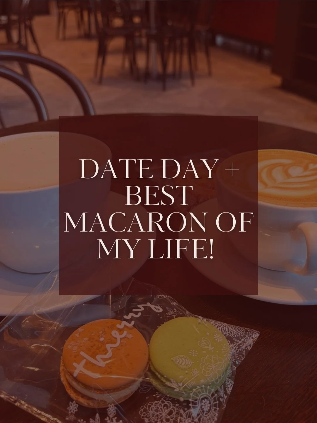 Sometimes it&rsquo;s the simple things.

The best salter caramel macaron of my LIFE&hellip;a delicious London fog&hellip;sneaking kisses on the pier after the rain&hellip;watching the sky change colour at dusk&hellip;

As a touch and taste cognition 