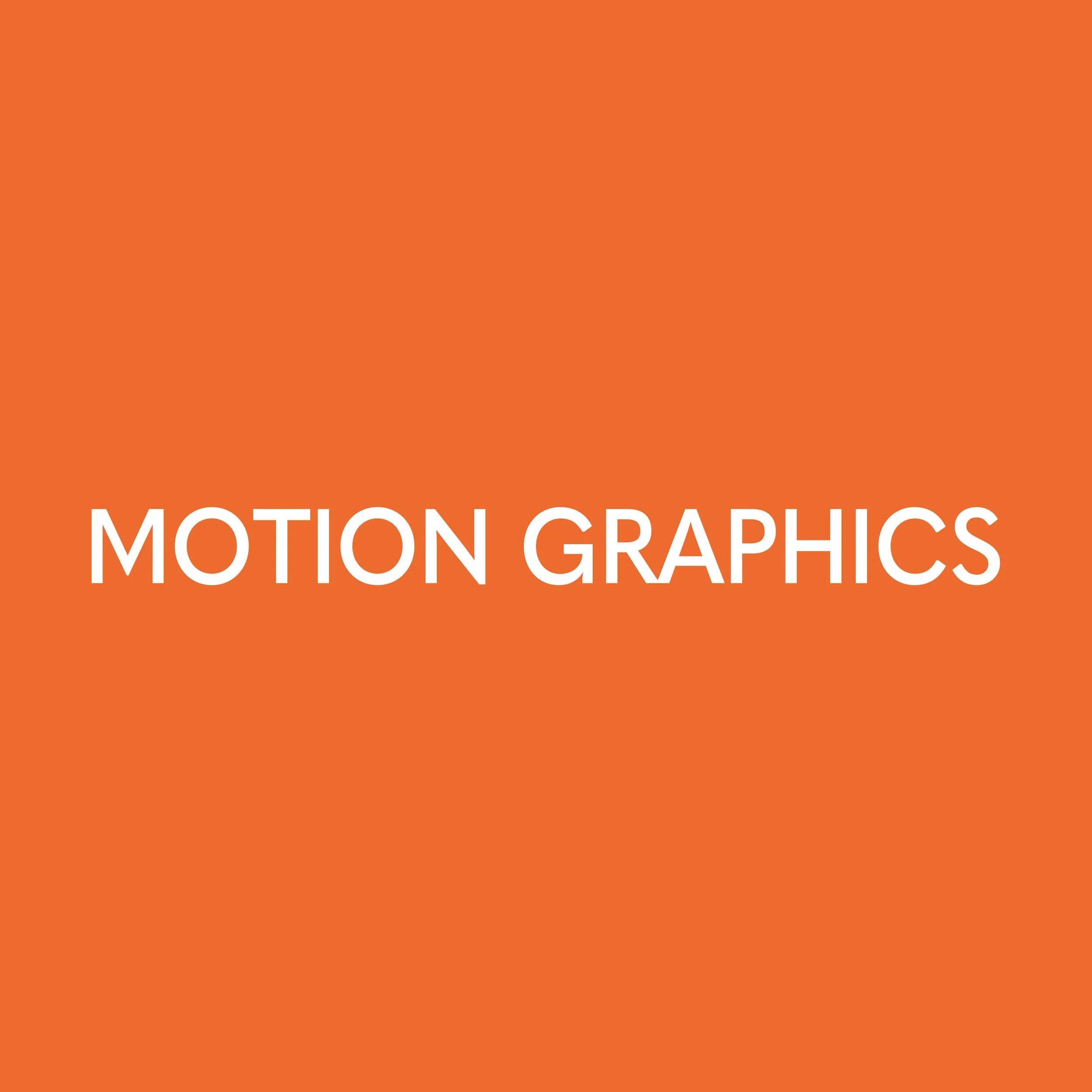 Motion Graphics