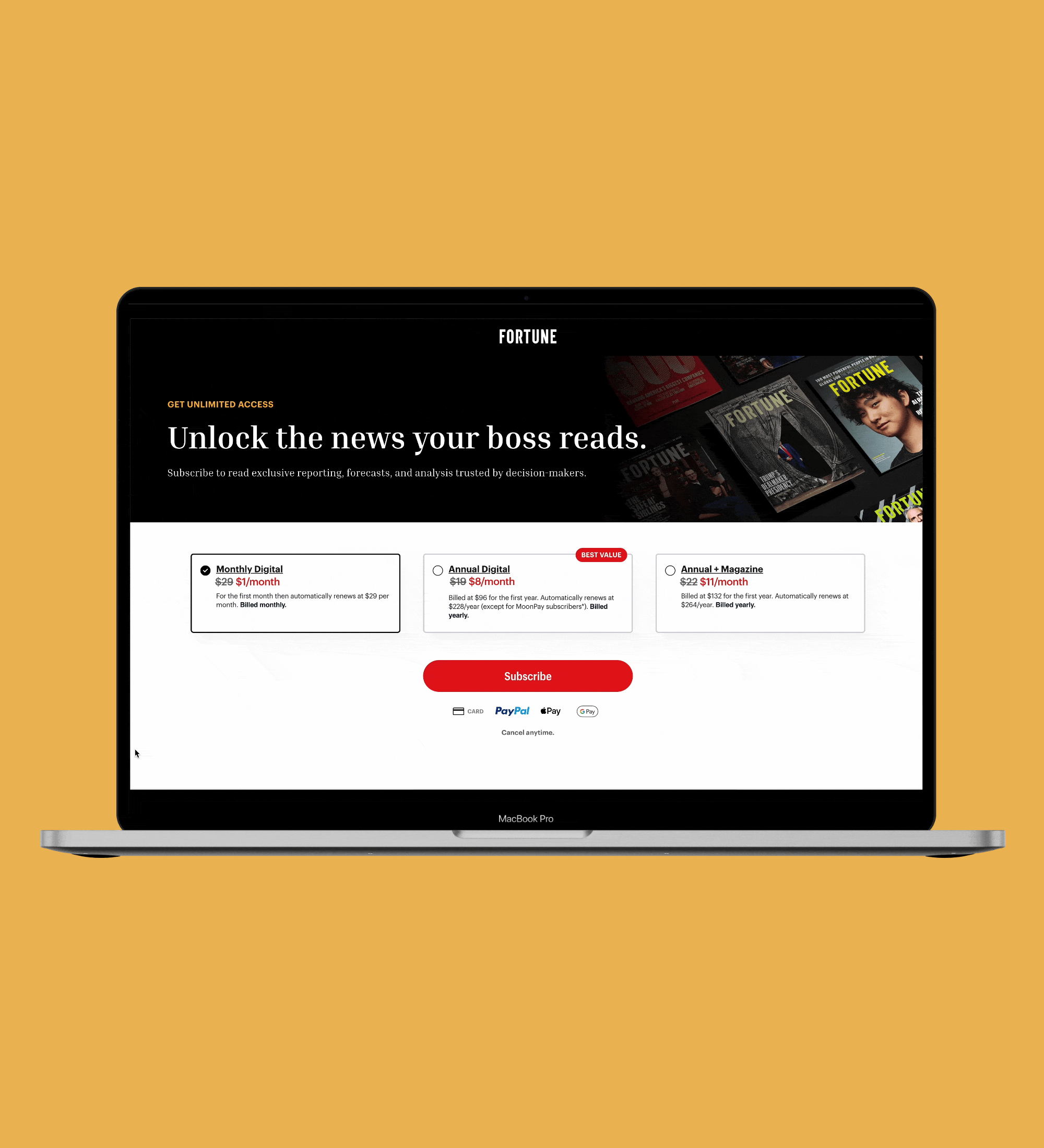Landing Page Redesign