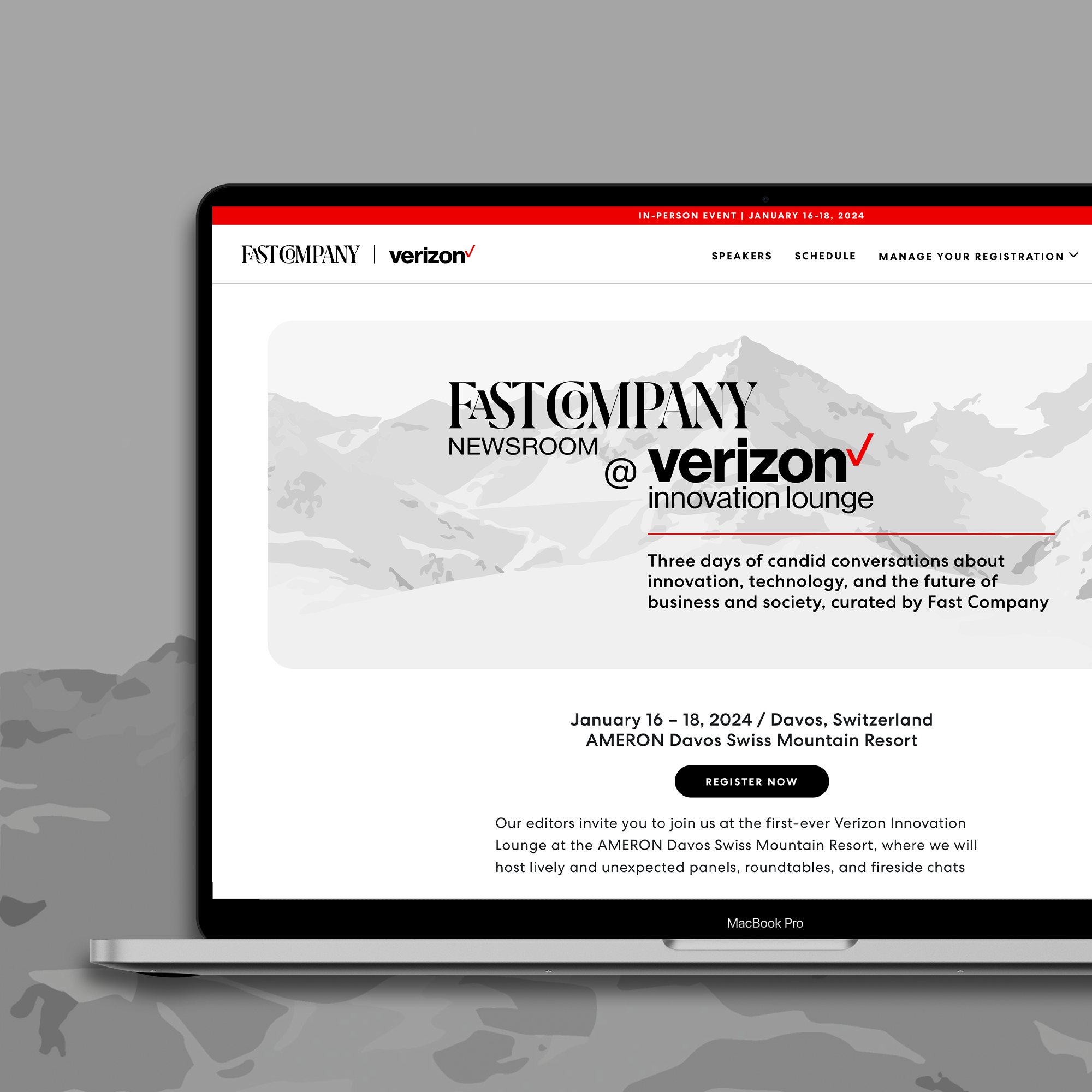 Event Registration Page
