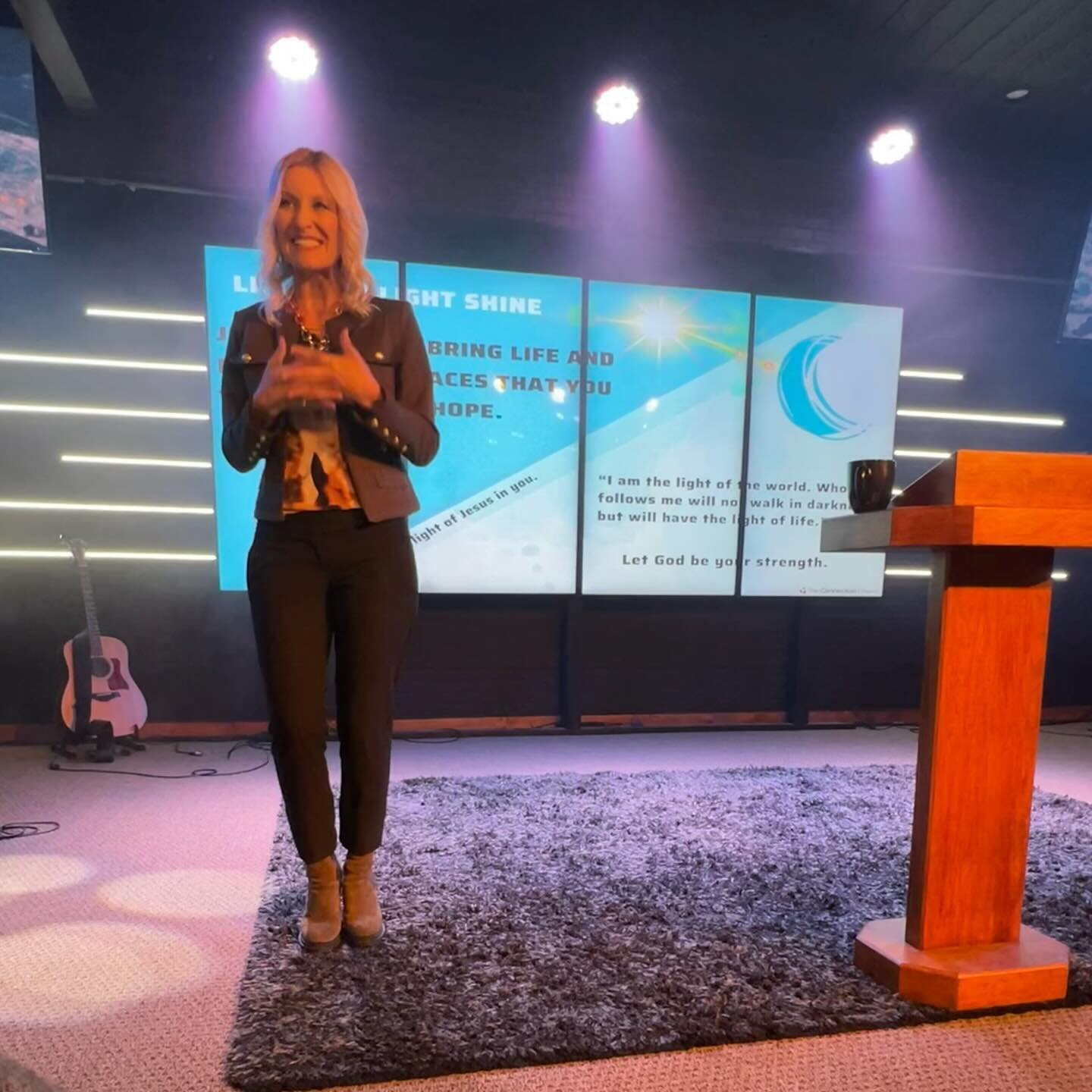 &ldquo;Now that we have the light of Jesus inside of us we carry it to others in the darkness&rdquo; - Pastor Kathleen #theconnectionoc #wearefoursquare #occhurch #lakeforest