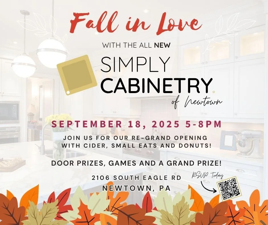 📅 Tomorrow | 📍 2106 S Eagle Rd, Newtown PA

Don&rsquo;t forget &mdash; our Re-Grand Opening is tomorrow night! 🎉5-8pm
Cider, donuts, prizes &amp; fall vibes 🧡🍂

We can&rsquo;t wait to see you there! ✨