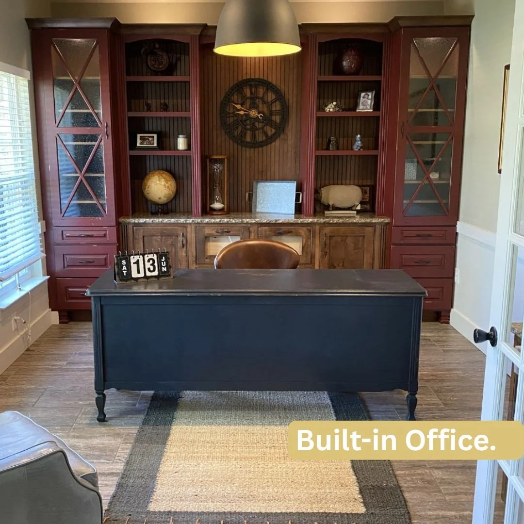 Still working from wherever you can find space? A built-in home office creates a dedicated, organized environment that helps you stay focused and clutter-free throughout the day.

Start your project with us today. https://www.simplycabinetry.com/cont