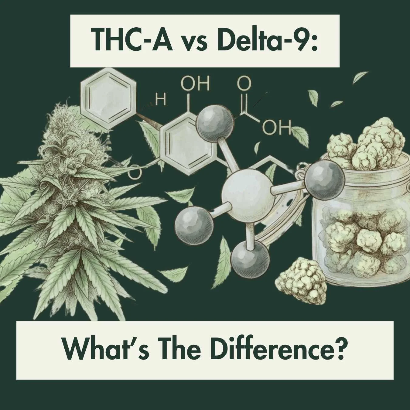 THC-A vs Delta-9 THC