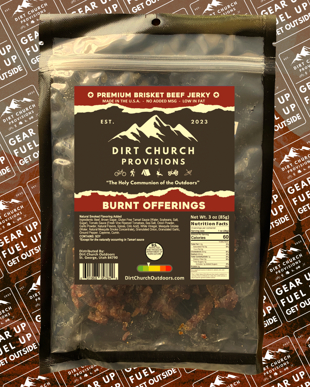 Dirt Church Provisions Jerky ~ Burnt Offering