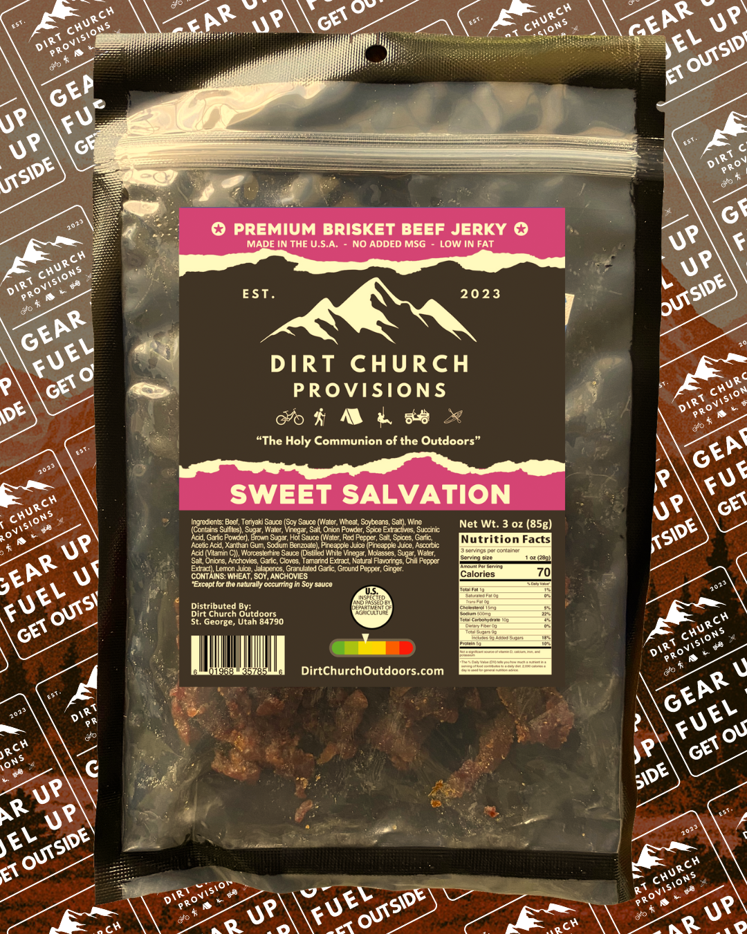 Dirt Church Provisions Jerky ~ Sweet Salvation