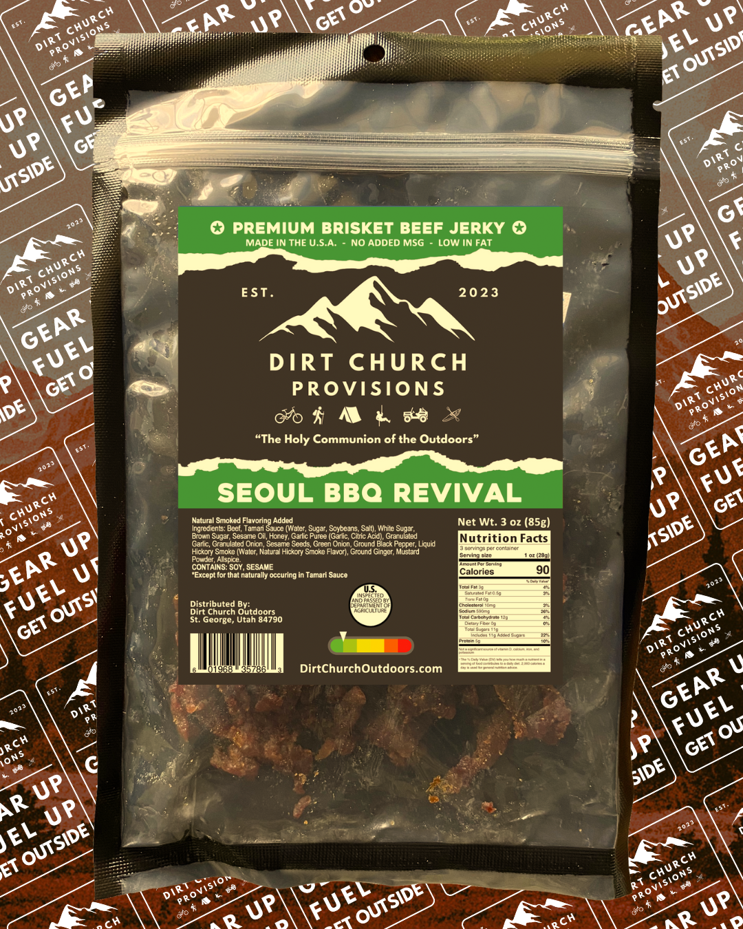 Dirt Church Provisions Jerky ~ Seoul BBQ Revival