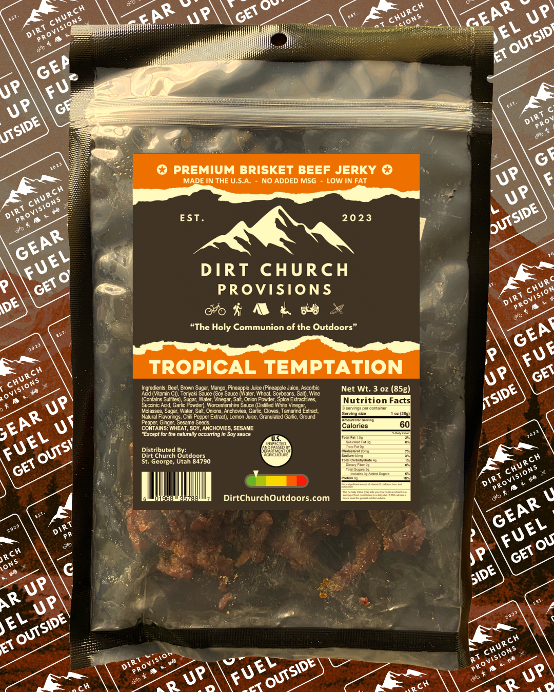 Dirt Church Provisions Jerky ~ Tropical Temptation