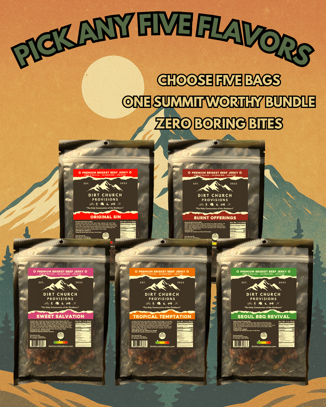 Pick Any Five Flavors! ( Five Bag Discount )