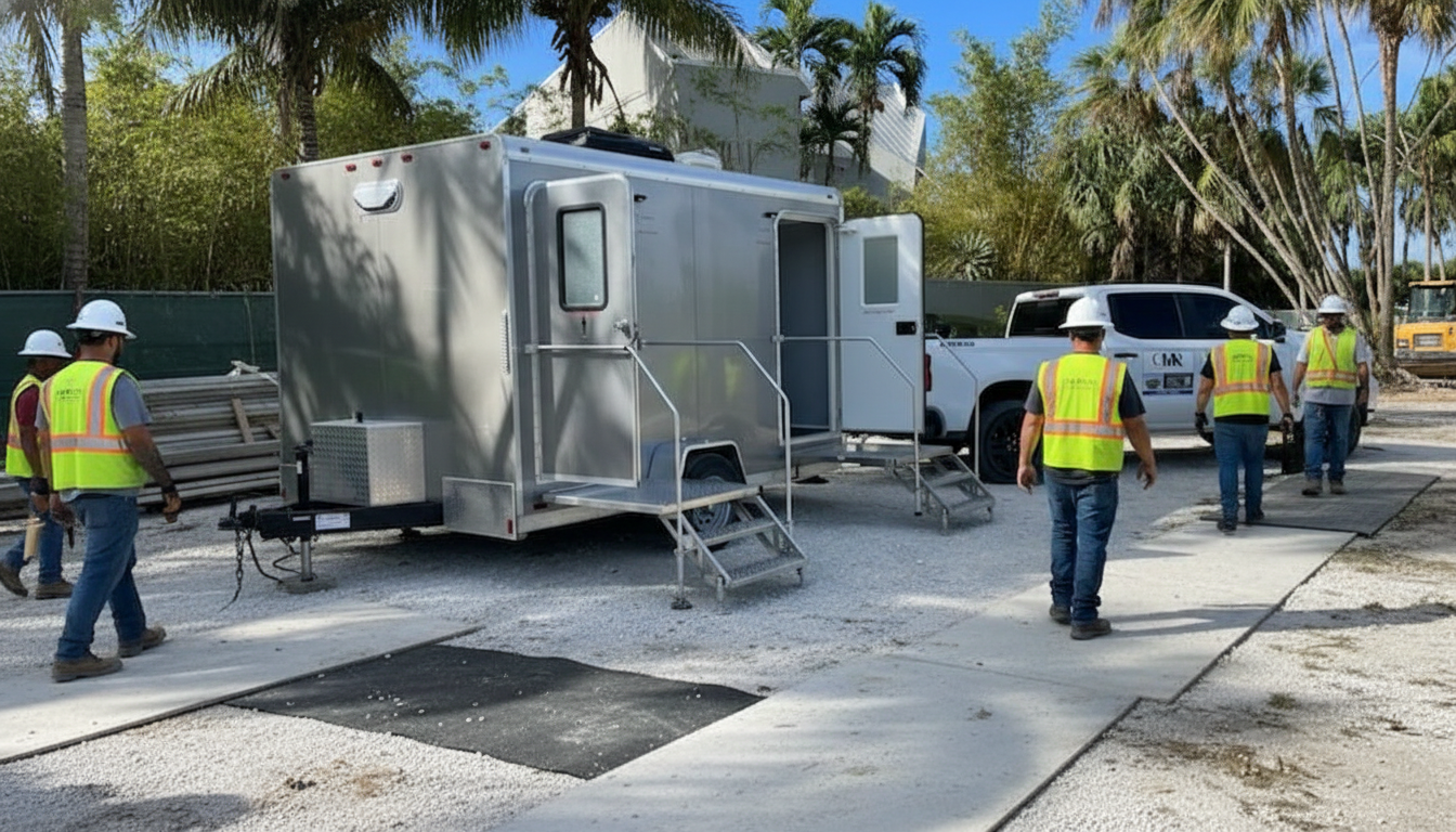 construction bathroom Trailers south florida
