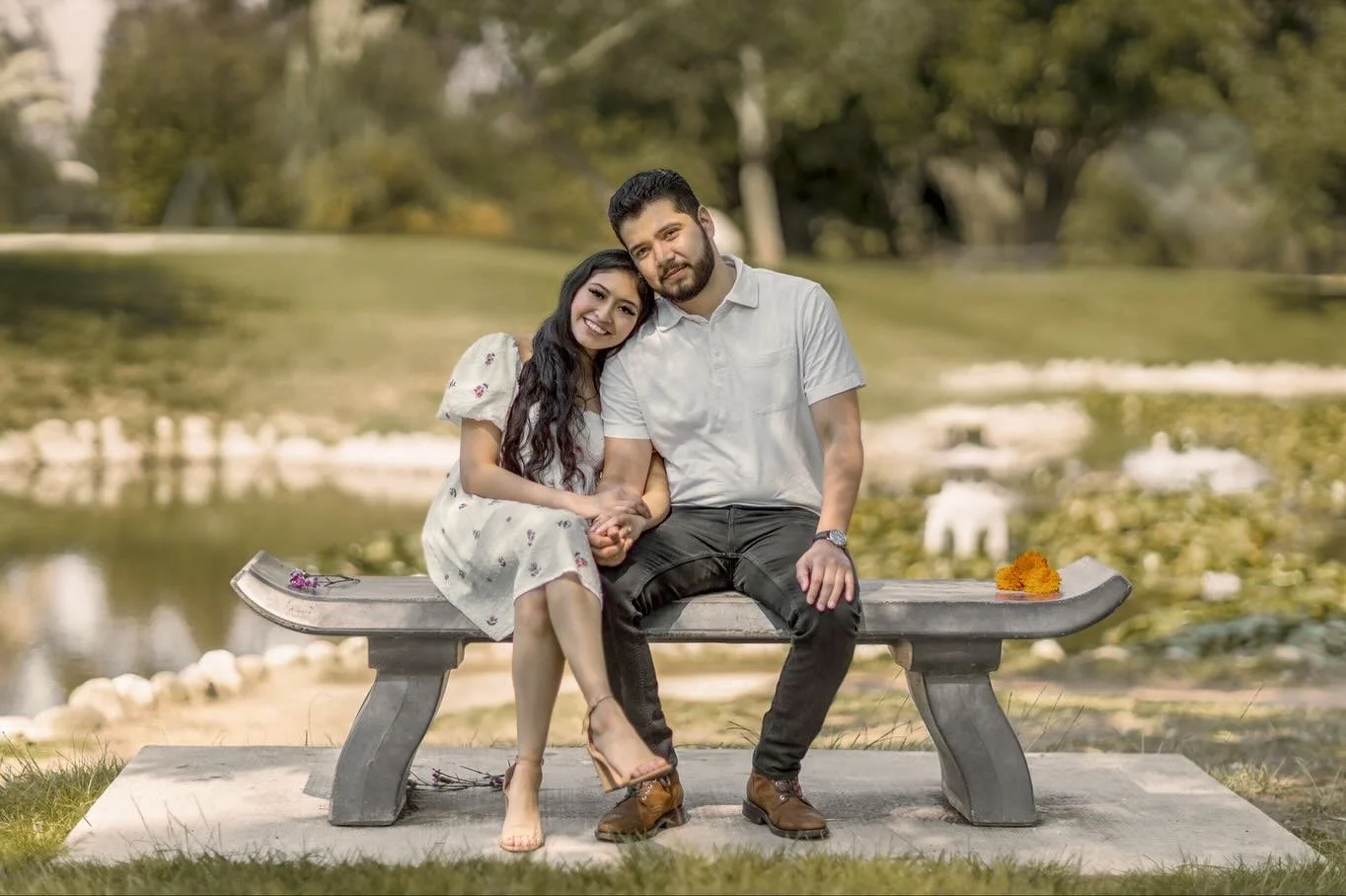 These two are tying the knot today! ✨ 
&bull;
Photographer: @aliciasaenzphotography 
&bull;
#engagementsession #engagementphotos #tyingtheknot #almostmarried #september #septemberwedding #brideandgroom #venturawedding