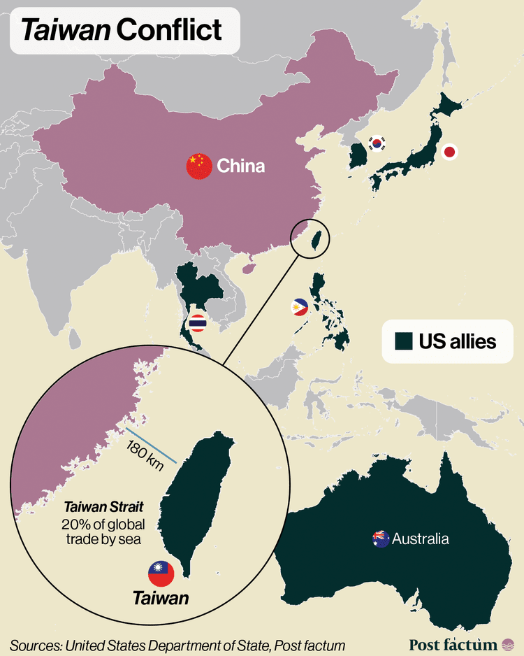 Taiwan, explained — map infographic