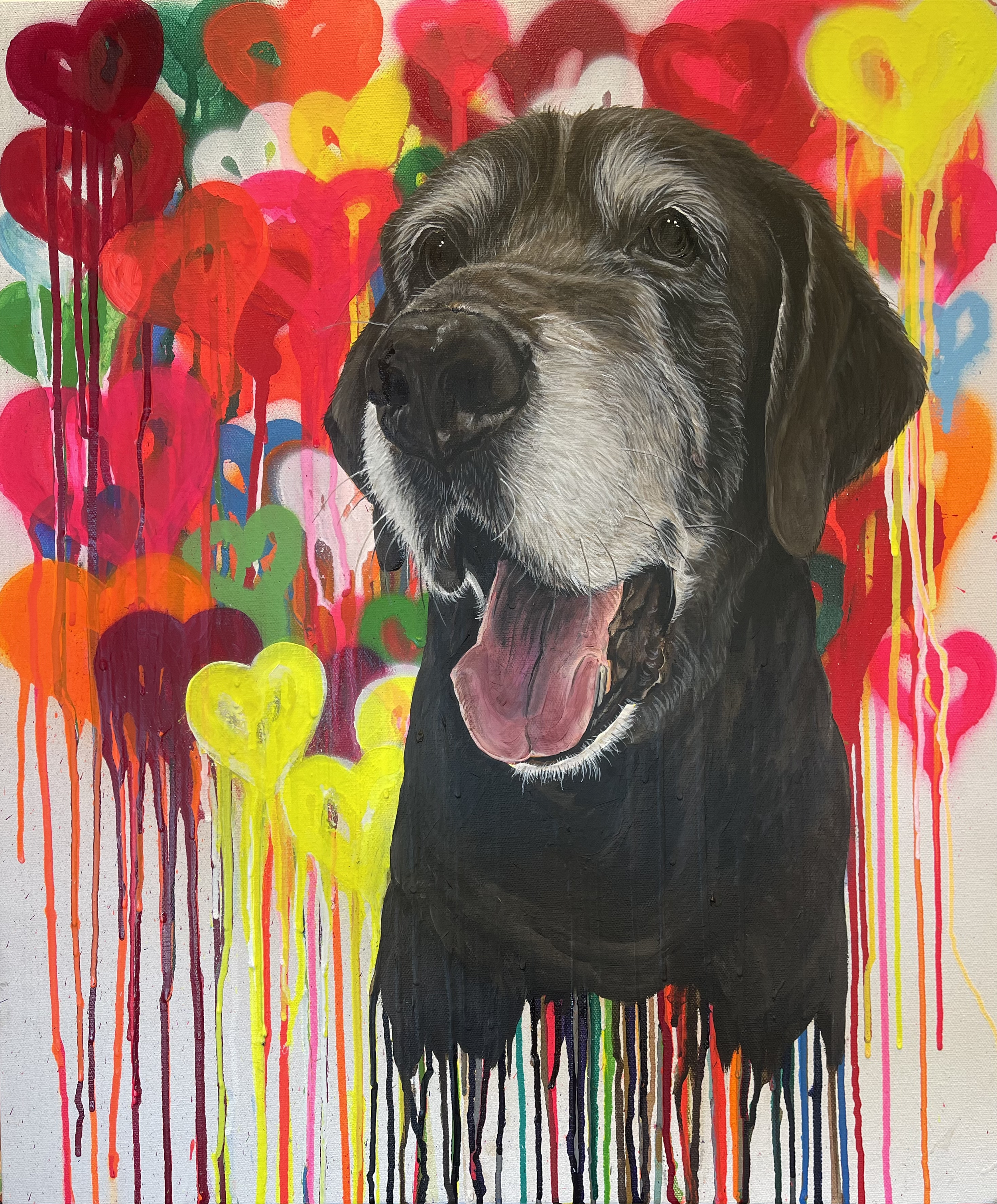 Gus Hearts - 20x24