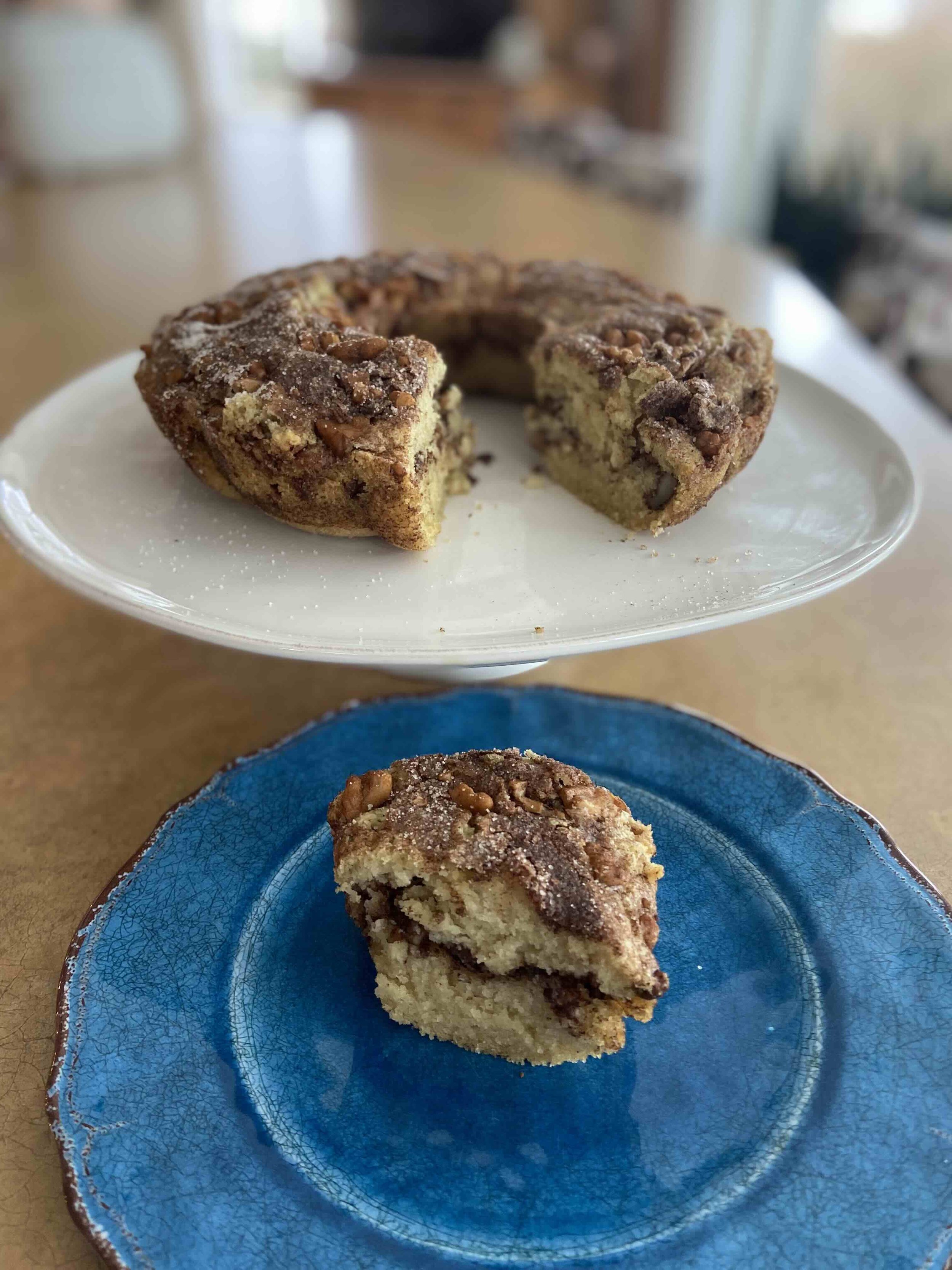 Dede’s Coffee Cake (without dairy, gluten, soy, nut optional)