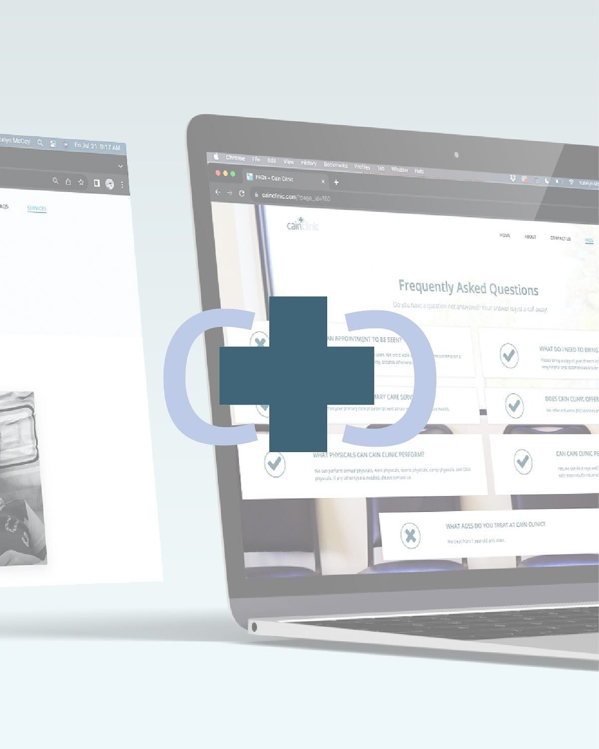 lil throwback Tuesday for ya! Cain Clinic Rebrand &amp; Website Refresh!!!