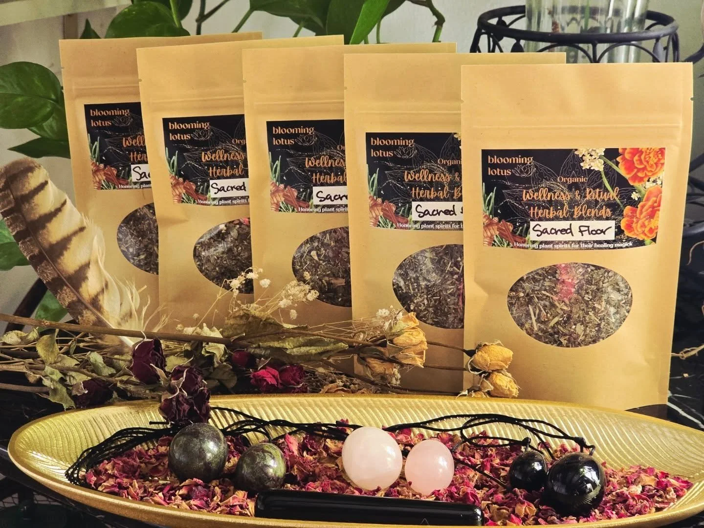 The womb remembers everything &mdash; the tension, the stories, the suppression, the rising.
Today, she asked me to stand still, reset my energy, and return to the rituals that bring me home to myself.

This is my Sacred Floor blend &mdash; created f