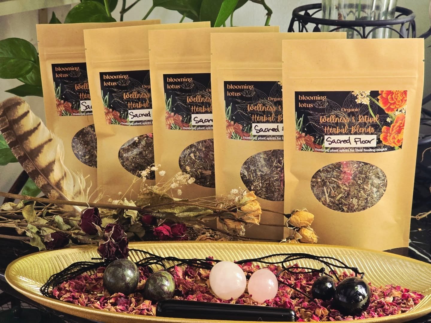 The womb remembers everything &mdash; the tension, the stories, the suppression, the rising.
Today, she asked me to stand still, reset my energy, and return to the rituals that bring me home to myself.

This is my Sacred Floor blend &mdash; created f