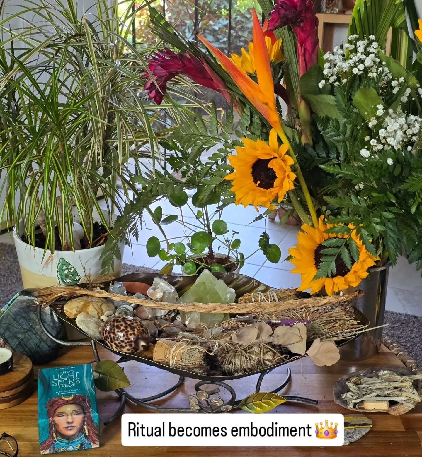 Being present, intentional and consistent leads you into embodiment. Where can you slow down and be more intentional with yourself? I rearranged my coffee table to make it more inviting when I sit on the couch lol. Its the little things, even when yo