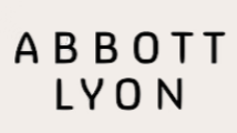 Abbott Lyon logo in black on a white background