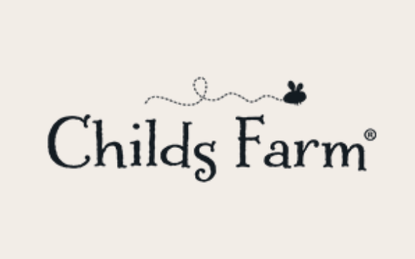 Childs Farm logo in black on a white background
