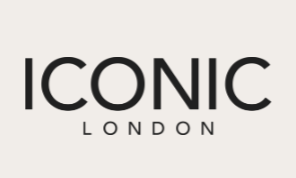 ICONIC LONDON logo in black on a white background