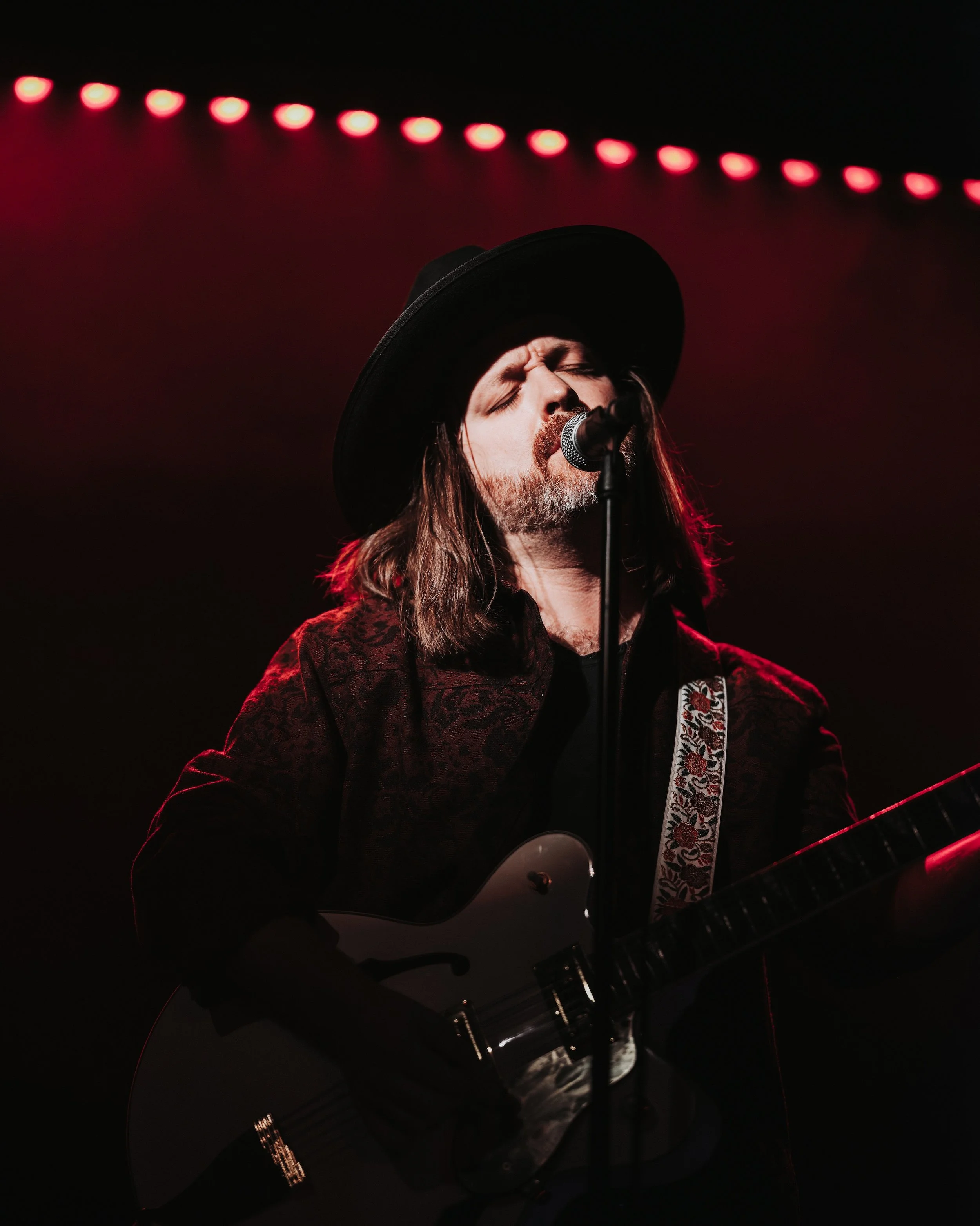 Troy Huizinga performing as part of Canadian folk rock band Satellite Birdhouse