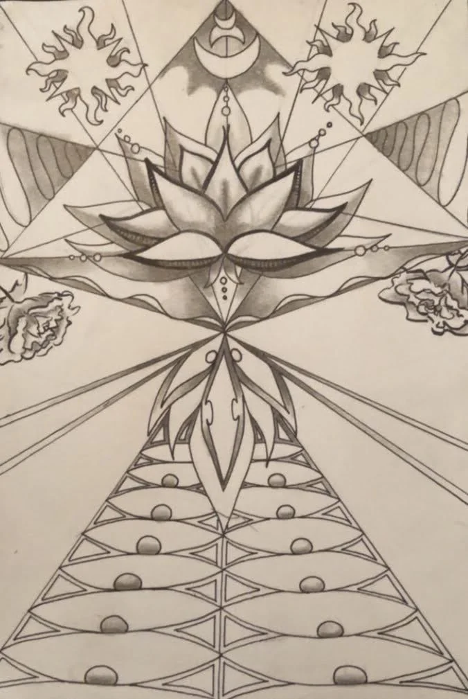 Sea The Spirit colouring drawing 3