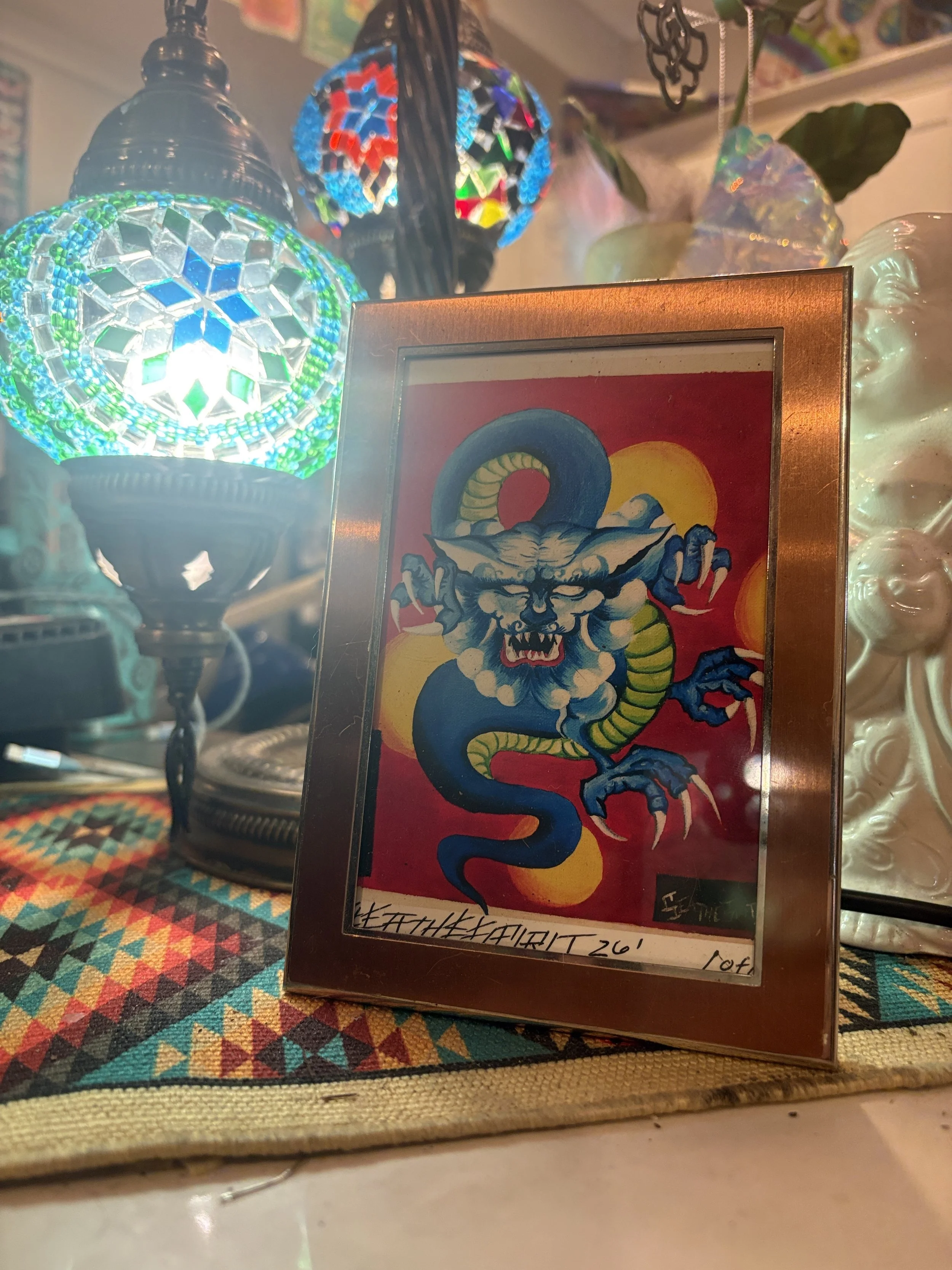 "Foo Dragon" Framed Archival Art
