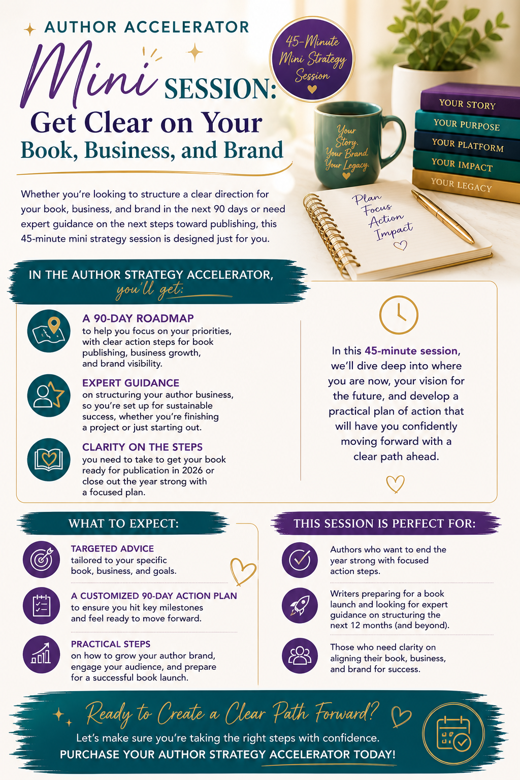 Author Accelerator "Mini" Session: Get Clear on Your Book, Business, and Brand