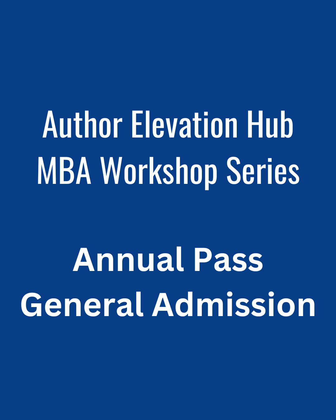 Annual Pass - General Admission