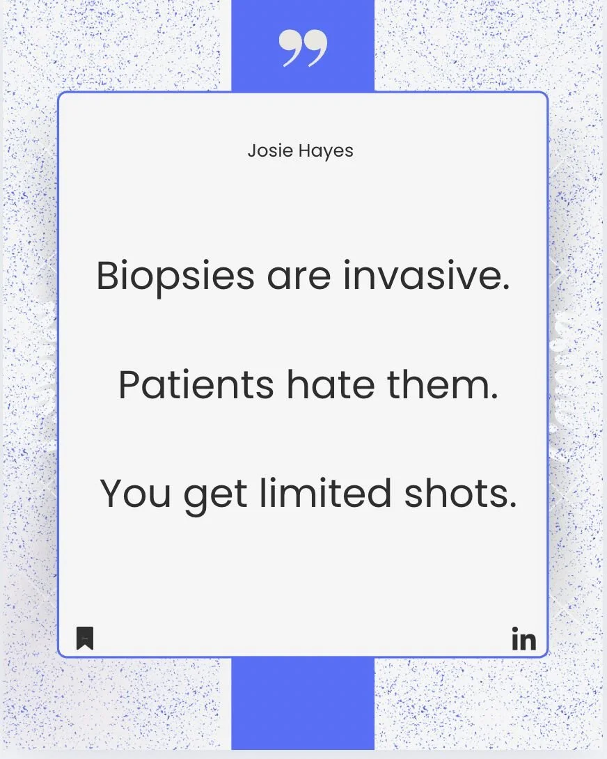 Fresh biopsy collection isn't just about the science—it's about strategic timing.