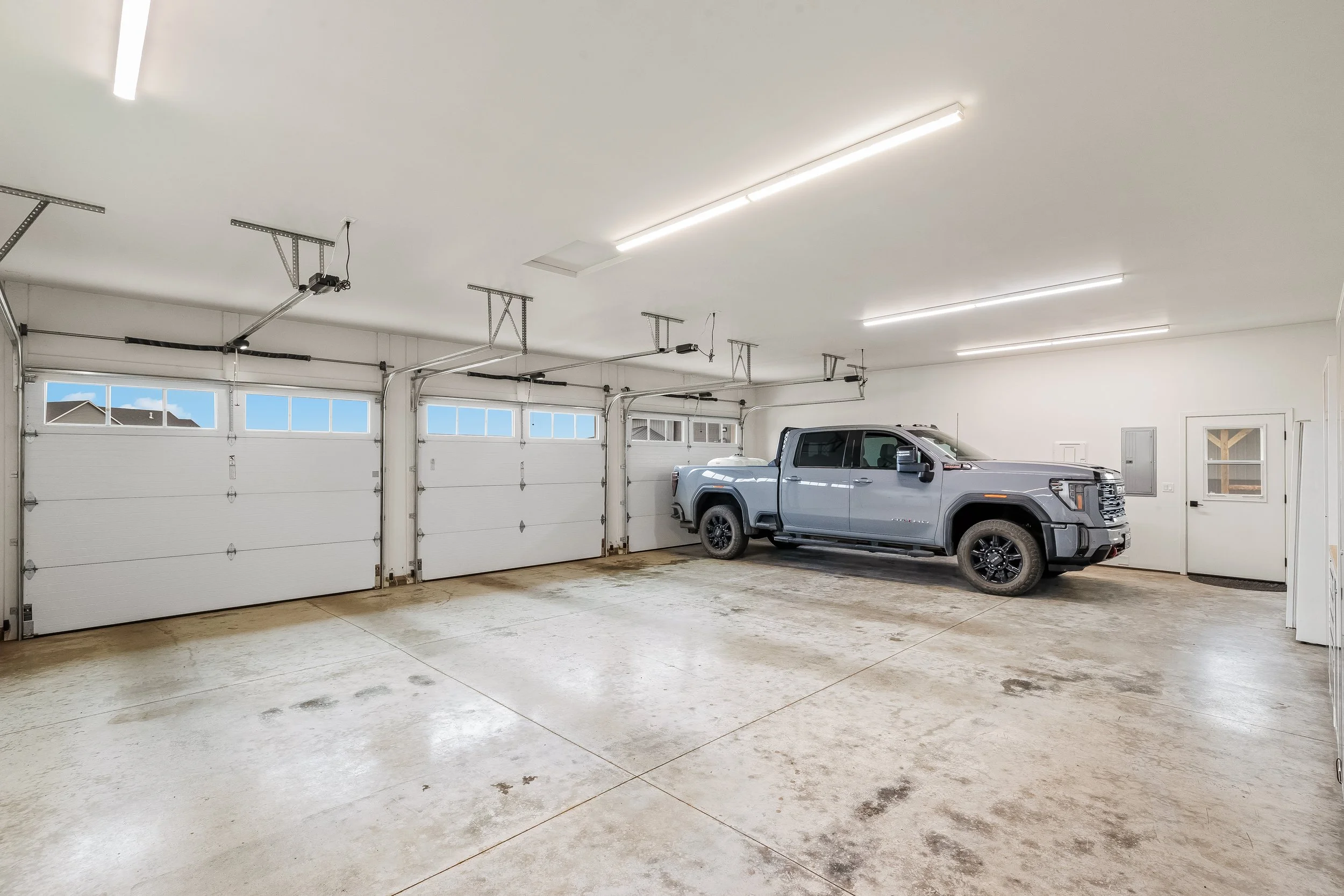 Full Size Pickup in Garage