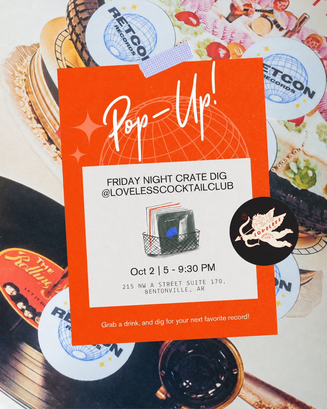 RETCON RECORDS POP-UP