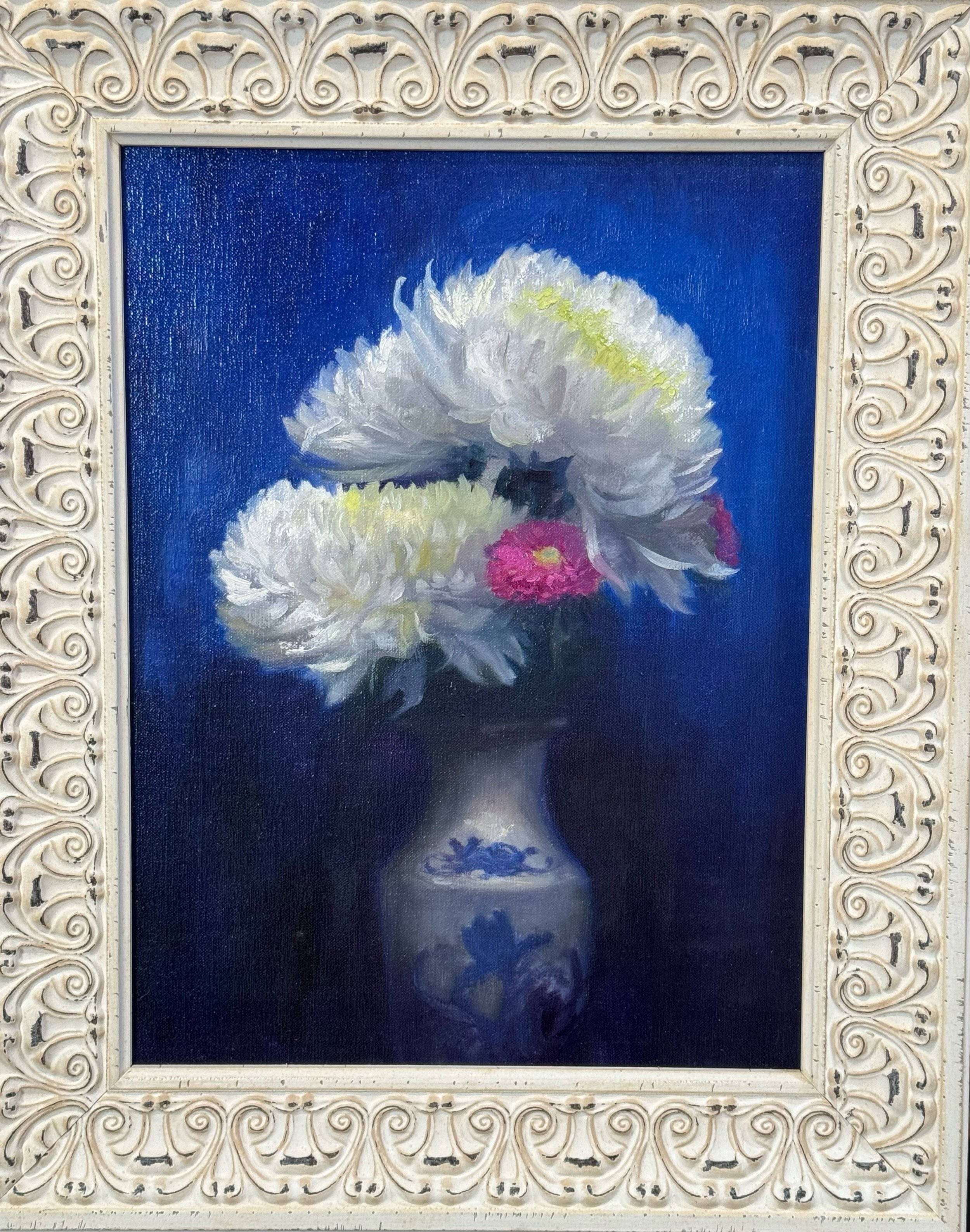 Cheryl Kline -- White Mums